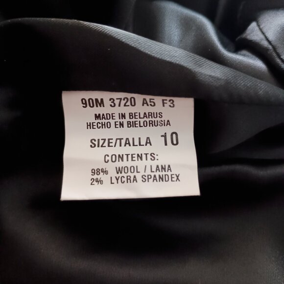 Bern and Mort Women’s 98% Wool Blend Gray Blazer Coat Size 10 - Picture 4 of 14